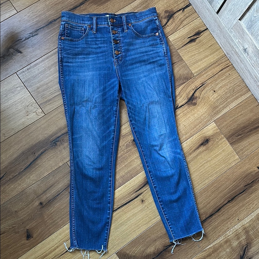 Madewell Blue Ankle Cropped Jeans